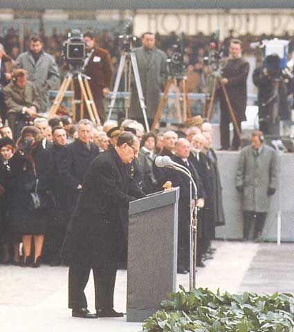 50ème anniversaire du transfert des cendres de Jean Moulin au Panthéon